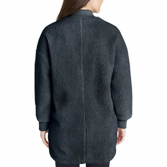 EDDIE BAUER Women Fleece Lynden Fleece Jacket-- Green Teal - Picture 2 of 10